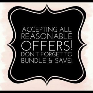 All reasonable offers will be considered